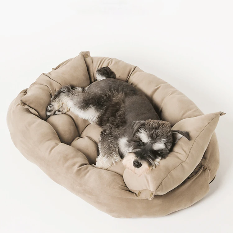 

wholesale multi-colors Dog Bed Sofa Pet Bed For Dog Cat Soft Pet Sofa Rectangle Pet Dog Bed, Picture