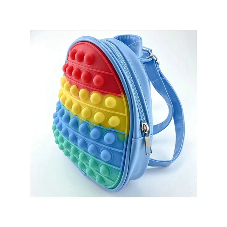 

Stylish and beautiful Children Bag 12inch Pop It Backpack Kids Backpag