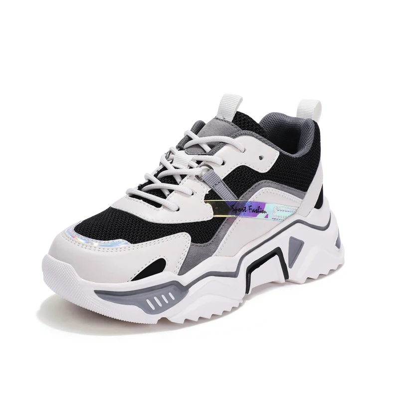 

Good quality classic outdoor female footwear height increasing platform trend wedges women shoes, Green/black/beige
