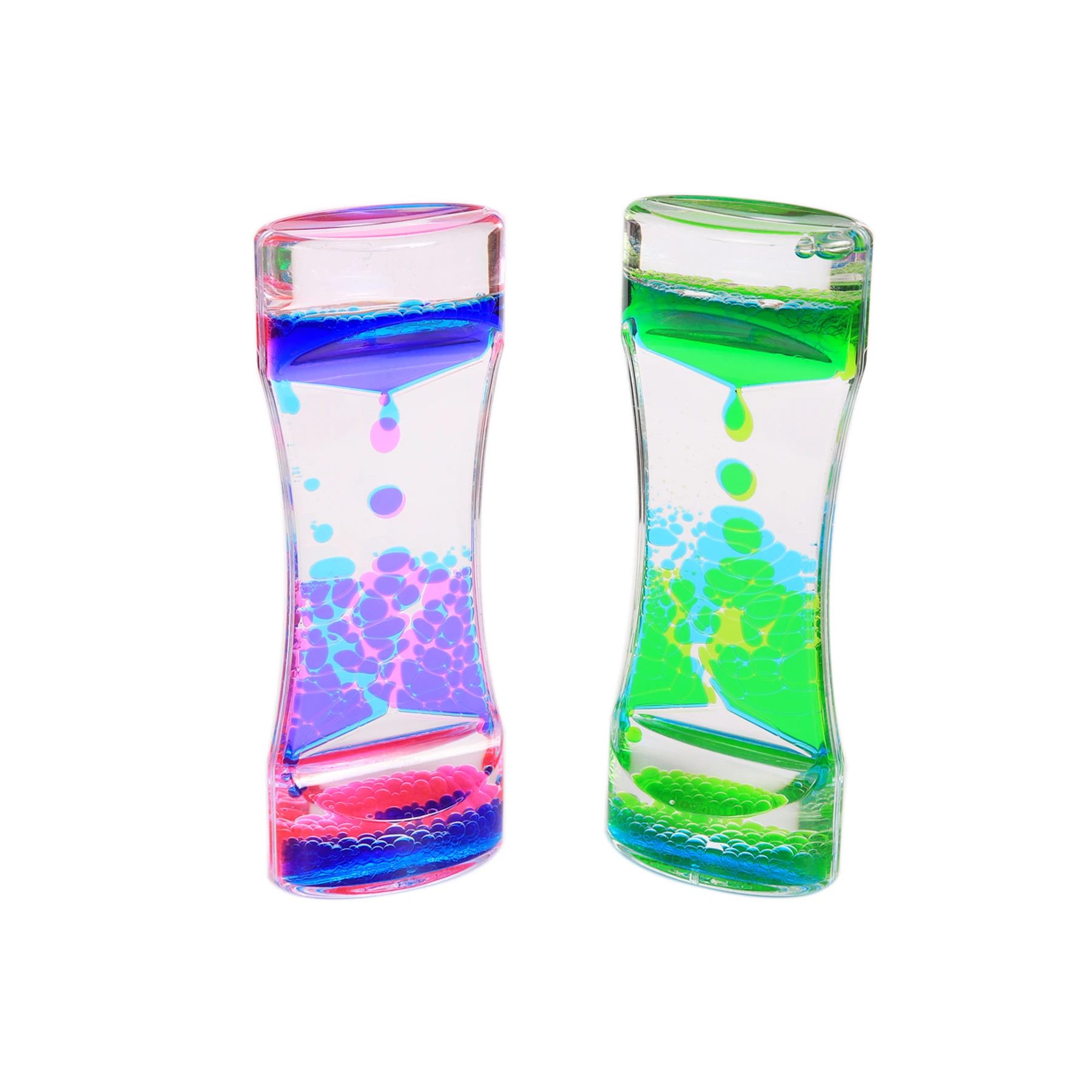 

Super Z Outlet Hour Glass Liquid Motion Bubble For Sensory Play Fidget Toy Children Activity Desk Top Assorted Colors (1 Piece), Clear