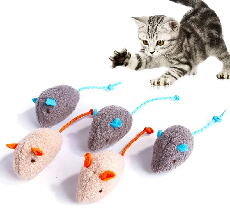 

2021 Amazon Hot Creative Simulation Anti Bite Plush Mouse Pet Chewy Toys For Cats, Picture shows