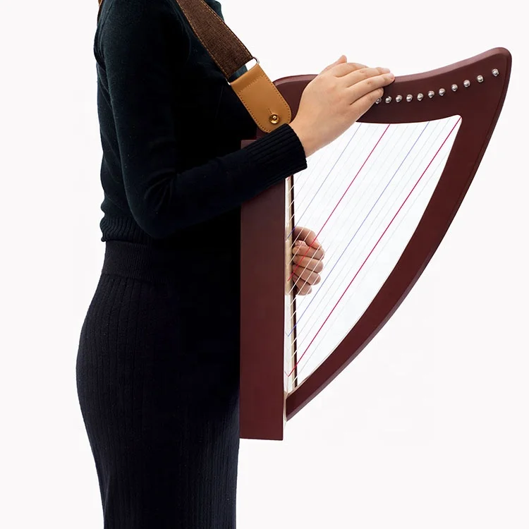 

16 Strings Mini Pedal Harp, Colorful