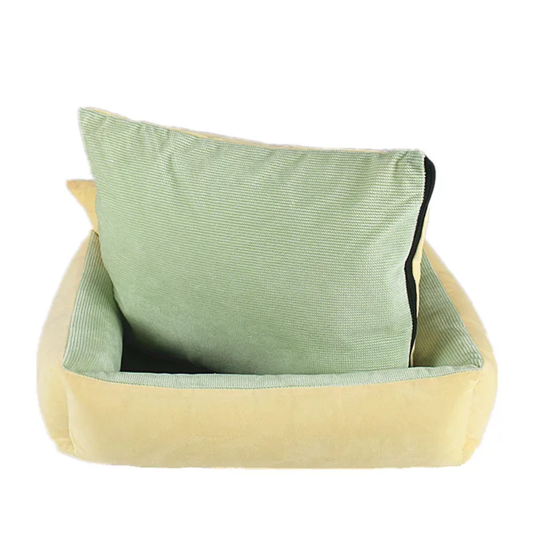 

Factory Wholesale Cheap Breathable Eco Friendly Warm Rectangle Washable Pet Dog Bed