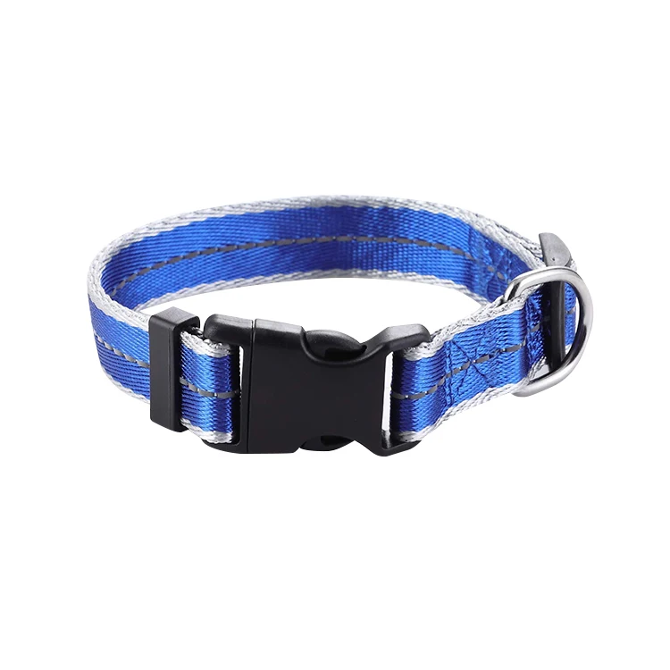 

OEM 3m Reflective Dog Collar, Custom Nylon Safety Tactical Training Dog Collar Leash, Yellow,orange,black,red,blue,purple,green,pink or customize