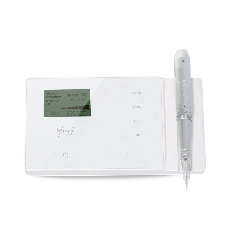 

Mastor Digital electric Micropigmentation tatoo dermapen Device for MTS needle, Silver