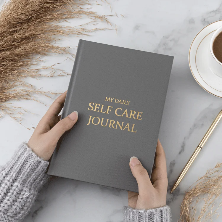 

LABON Fabric Covers Self Help My Daily Self Care Mindfulness Motivation Planner And Journal