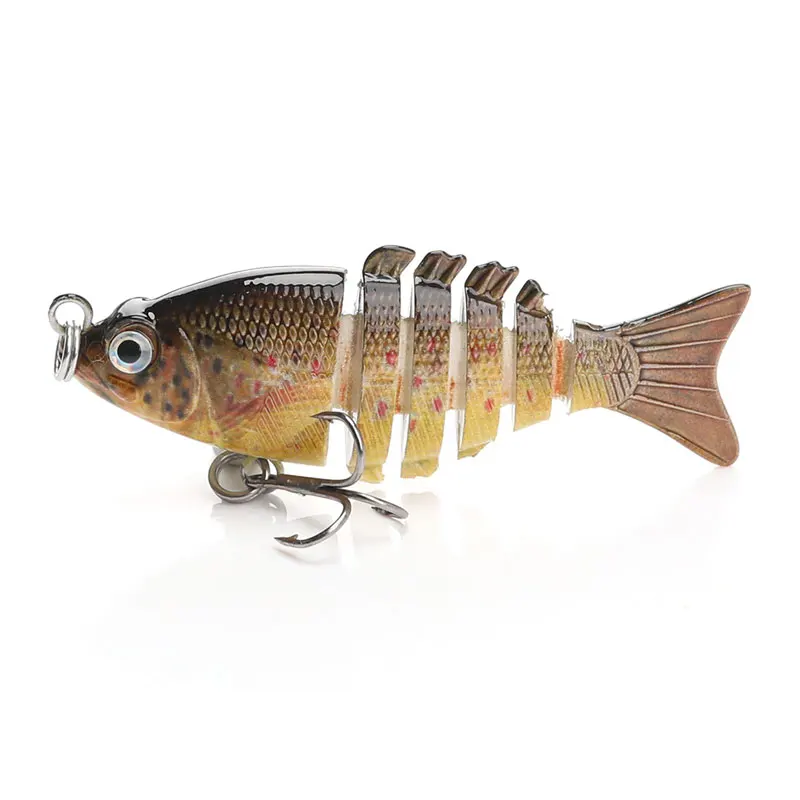 

5cm 2.33g 6 Multi Sections Artificial Hard Bait Bass Trolling Pike Small Jointed Fishing Lure Swimbait