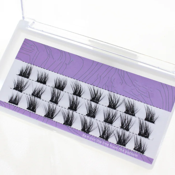 

2021 new arrival Pre-cut Segmented Lash Extensions individual eyelash extensions clusters, Black