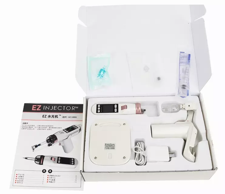 Mesotherapy EZ Negative Pressure Meso guns Mesotherapy Water Injector Needle Free Microcrystal Injection