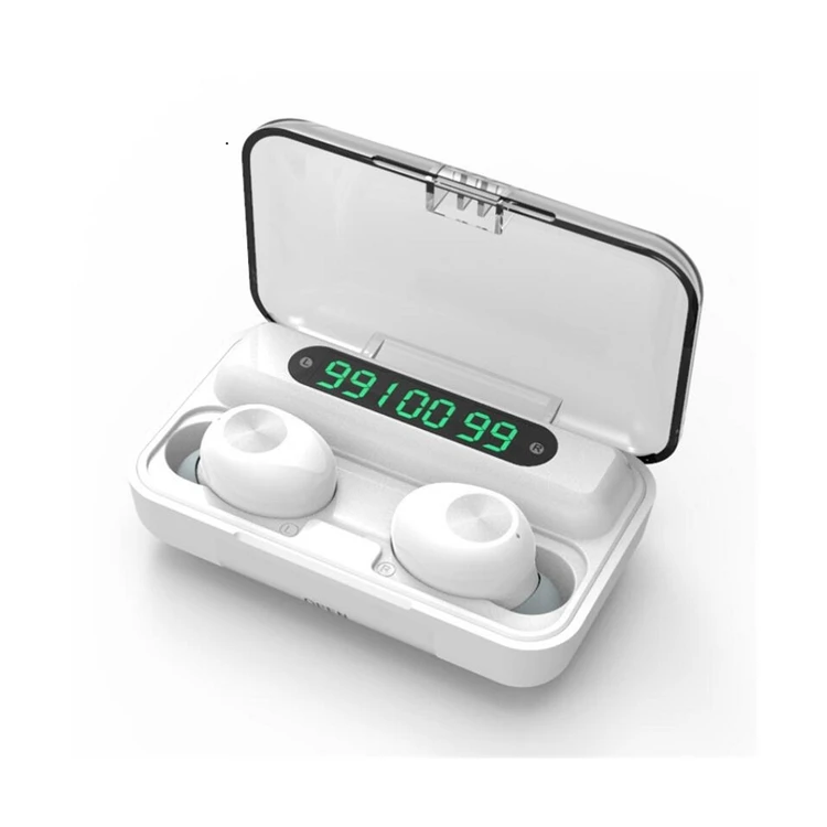 

LED screen digital display charging mobile phone Binaural HD call unlimited magnetic induction wire less headset