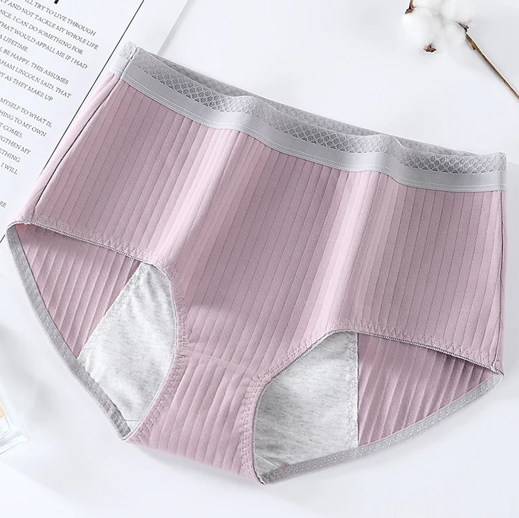 

Physiological underwear for women during menstruation leak-proof safety pants for middle waist for women cotton underwear, Customized color