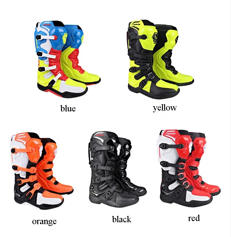 

Motor Bike Racing Shoes Waterproof Motorcycle Riding Boots Sport Shoes Motor Bike Shoes Mens Biker Boots Super hot OEM models