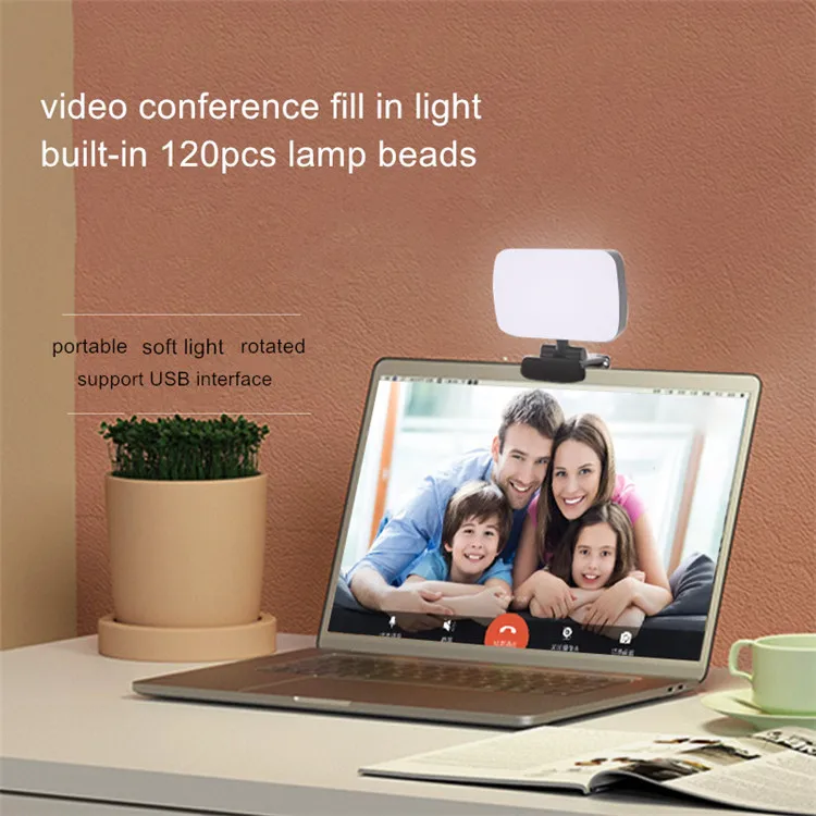 

Amazon Hot Sell Small mini portable Lighting selfie video photo shooting computer pc laptop Led broadcast Live lights fill light