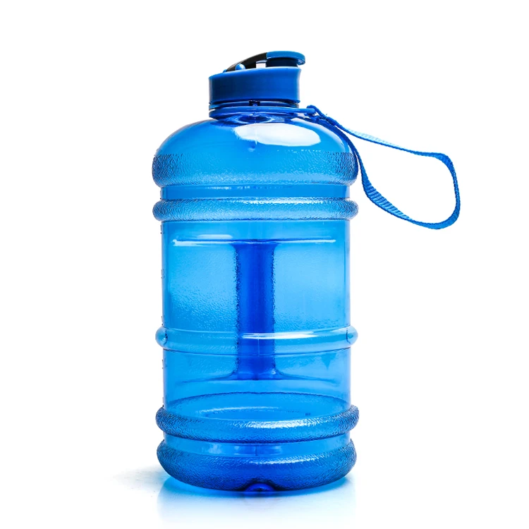 

new 2.2L Half Gallon Sport Water Bottle Transparent Large Capacity PETG Plastic, Customized color