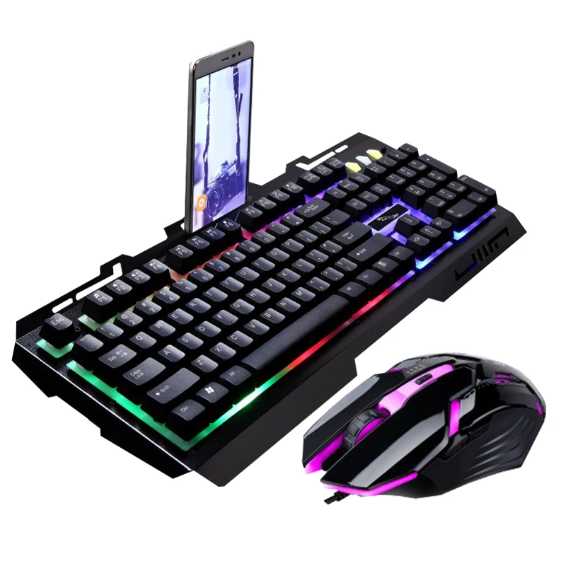 

Gaming Keyboard and Mouse Set USB Illuminated For PS4 Xbox PC Laptop