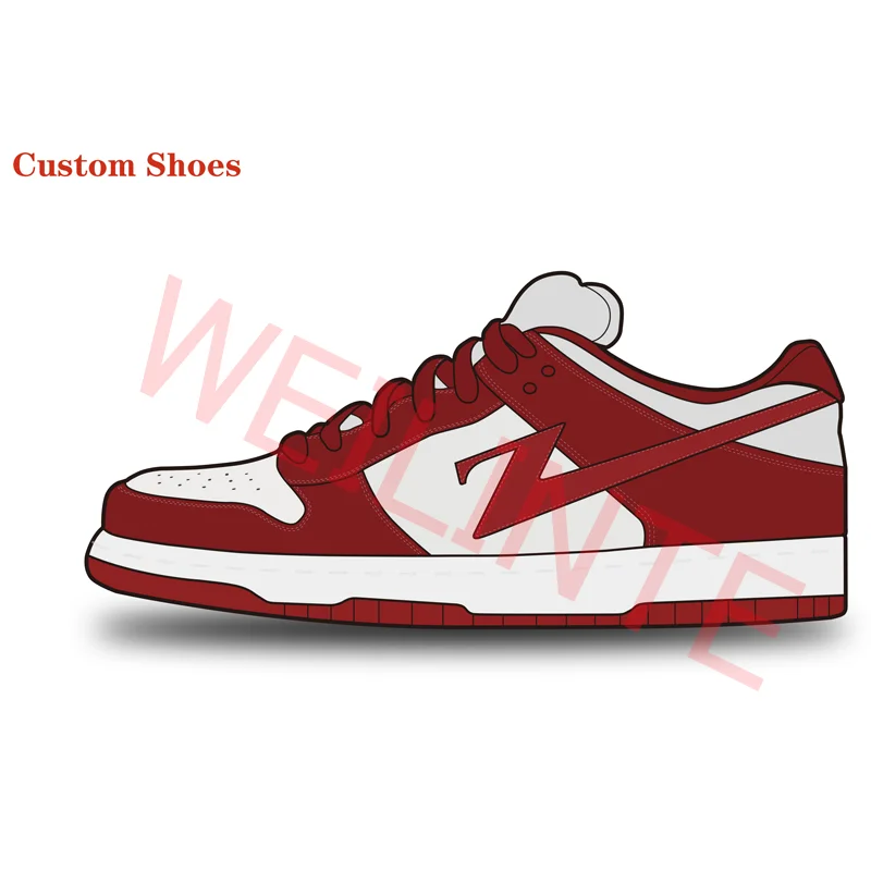 

fashion Designer Custom Wholesale Manufacturer High Quality Genuine Leather Low Dunks Customized SBDUNK Men Basketball Shoes