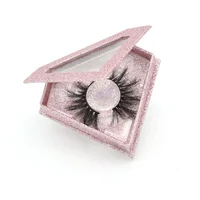 

Tstory Wholesale 25MM 3D Mink Eyelashes Custom Eyelash Packaging Box And Logo