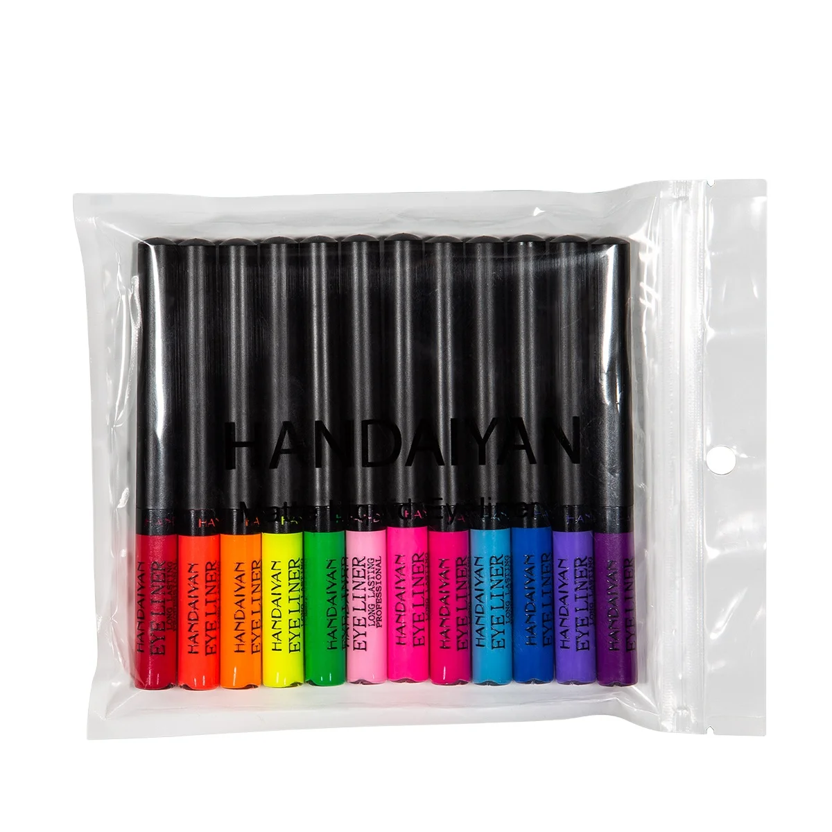 

HANDAIYAN UV Luminous 12 Colors Eyeliner Set Makeup Waterproof Longlasting Cosmetic Eye Liner