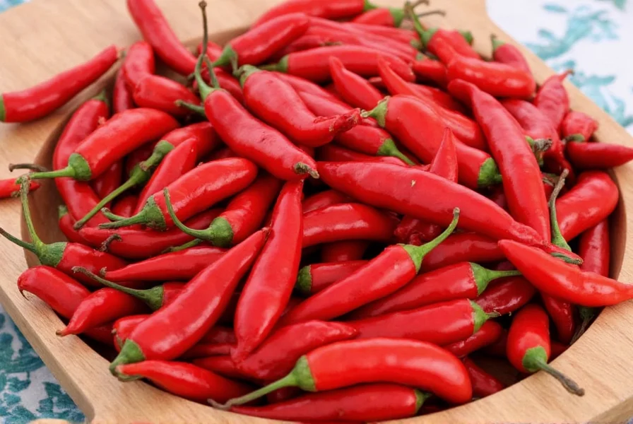 Comparison table of chile substitutes including chile de puya
