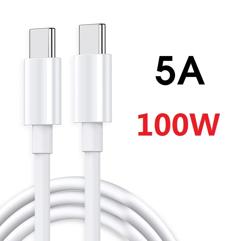 

Factory high quality 2M 100W 5A PD quick charge usb type c to type c cable