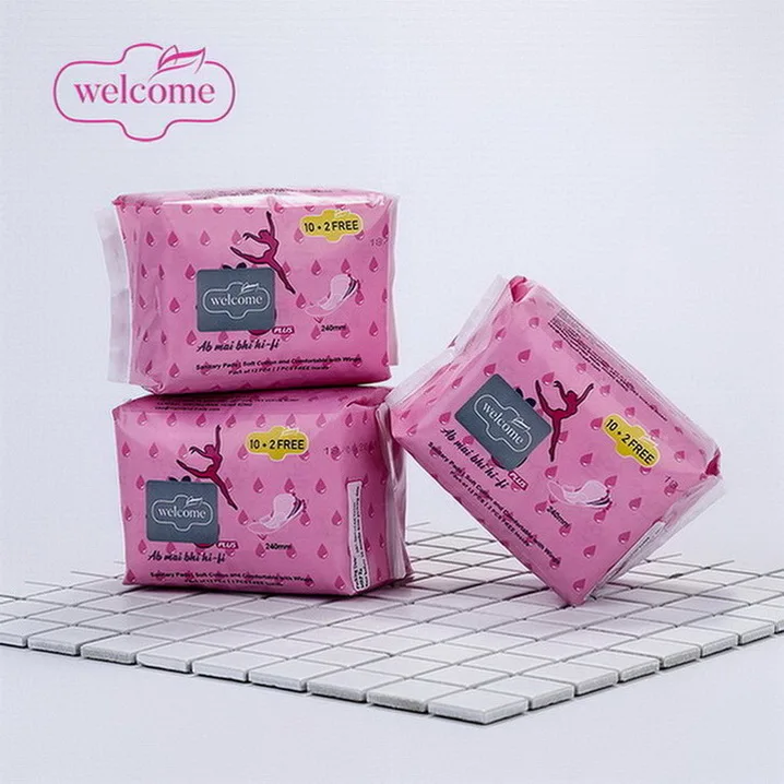 

Alibaba Stock Other Feminine Hygiene Products Cotton Fabric Sanitary Napkin Pad Making Machine Sanitary Pad Packaging Bags