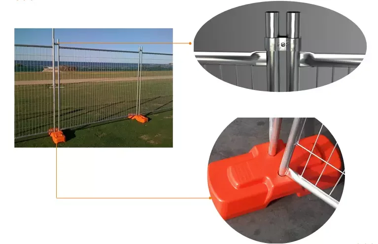 hakkında en son şirket haberleri Galvanizli geçici çit paneli NZ/AU geçici çit  2
