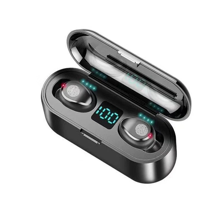 

Factory Price F9-34 Tws True Wireless Gaming Headphones Lcd Display Bt5.0 Headphones
