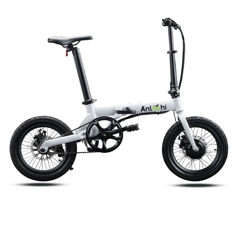 

ANLOCHI 2021 hot selling factory cheap light weight electric bik 250w 16inch folding electric bike for adult