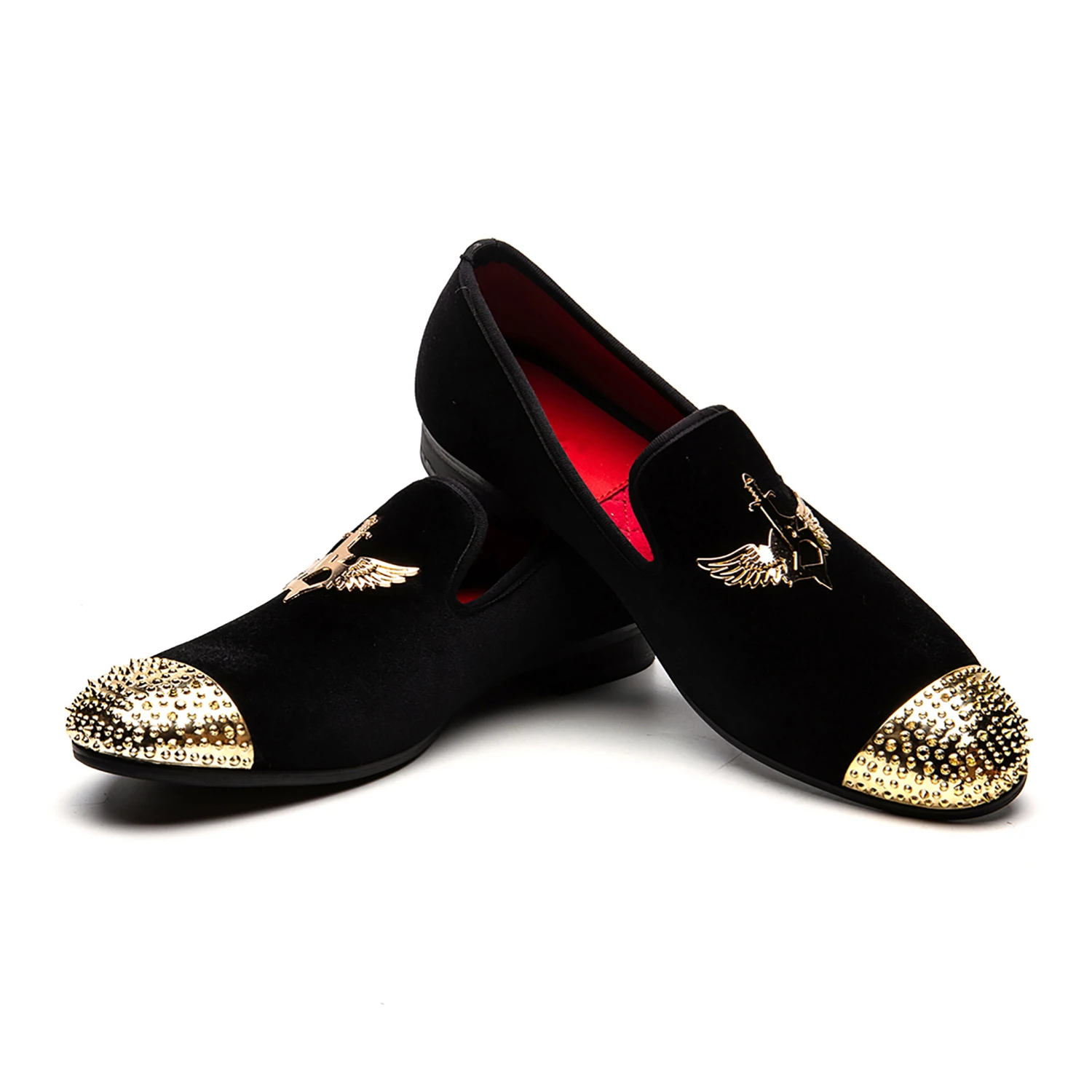 

Men's Suede Leather Open Back Slip-On Dress Slippers On Backless Velvet Loafers