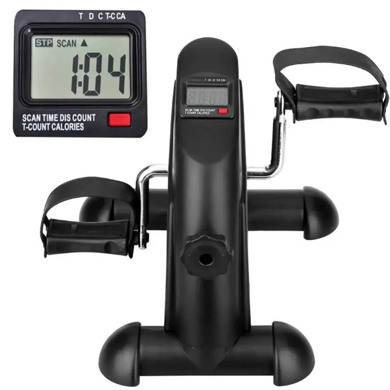 

Indoor Mini Stepper Fitness electric mini exercise bike mini exercise bike with digital monitor, Gray