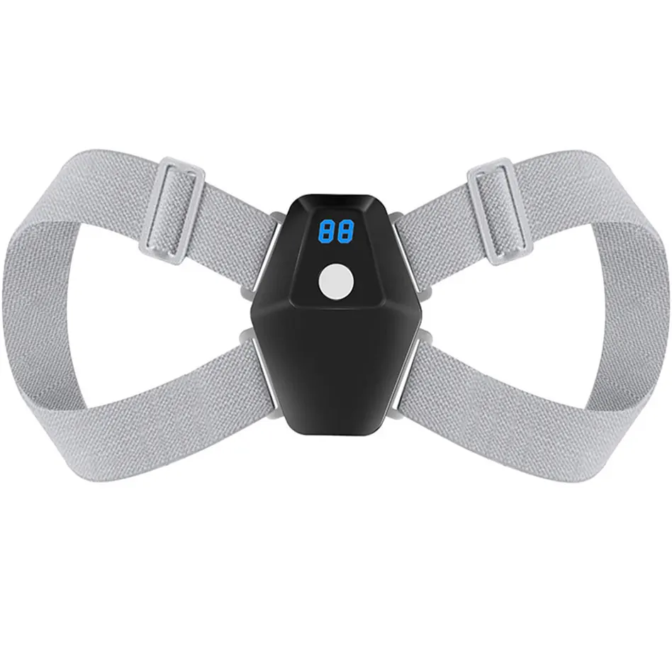 

New Back Adjustable Angle Smart Kids Back Posture Corrector Brace, Grey