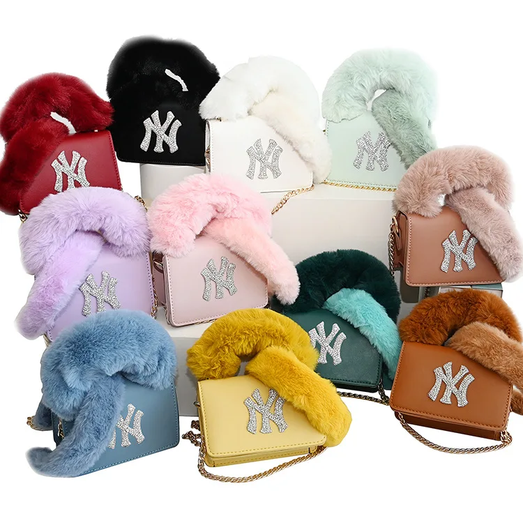 

High Quality NY Purses Women 2021 Spring Wholesale Bags Womens New York Purses and Headband Set For Woman, As picture color