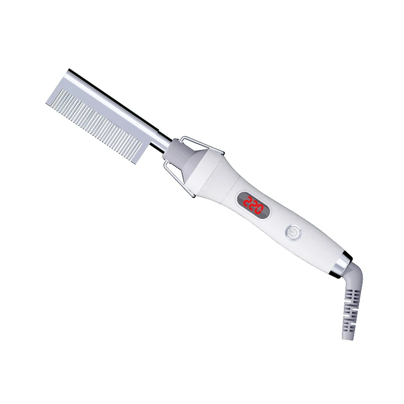 

Customized 500 Fahrenheit Hair Curling Electric Comb Hot Combs 550 Degrees, Customized color