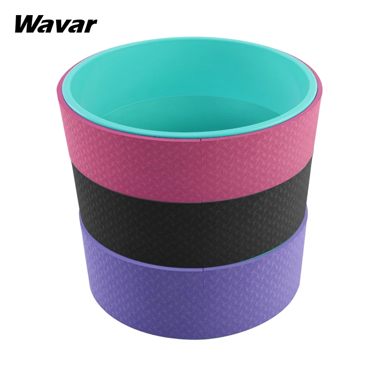 

Wavar Best sales eco-friendly fitness yoga wheel for back pain, Green