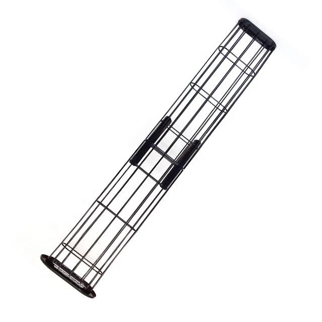 Filtre Torbası için Karbon Çelik Silikon Kaplı 6 '' Filtre Torbası Kafesi 10