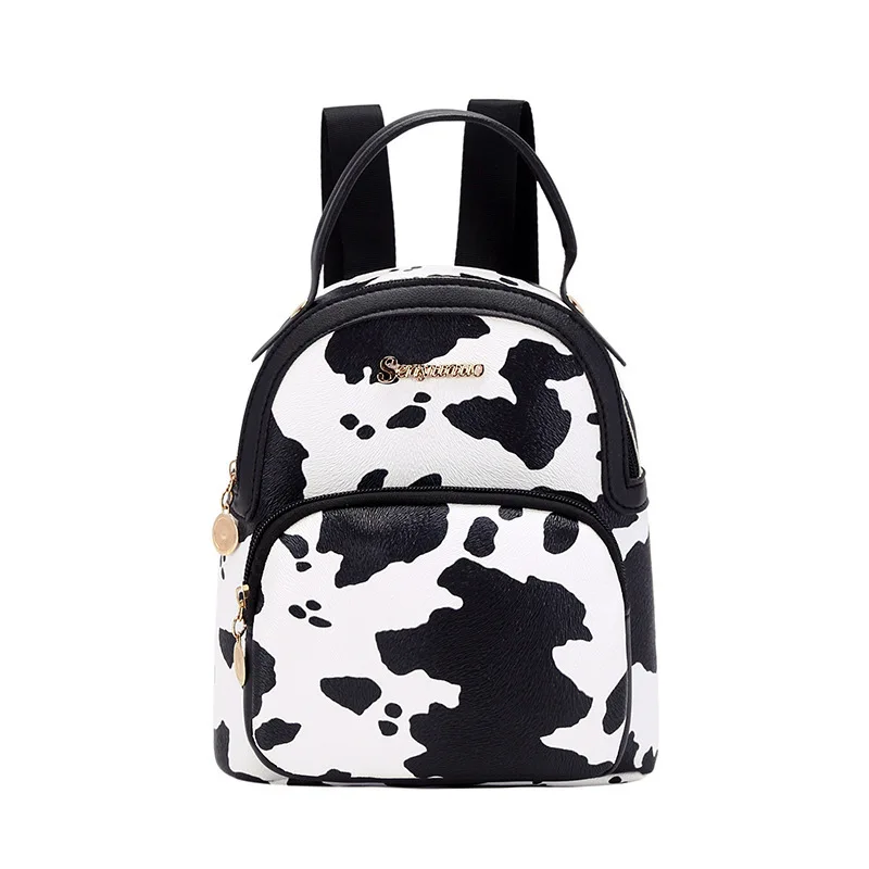 

2021 fashion new Korean style bag female trendy female small backpack, Black+brown+red+pink+blue or customized