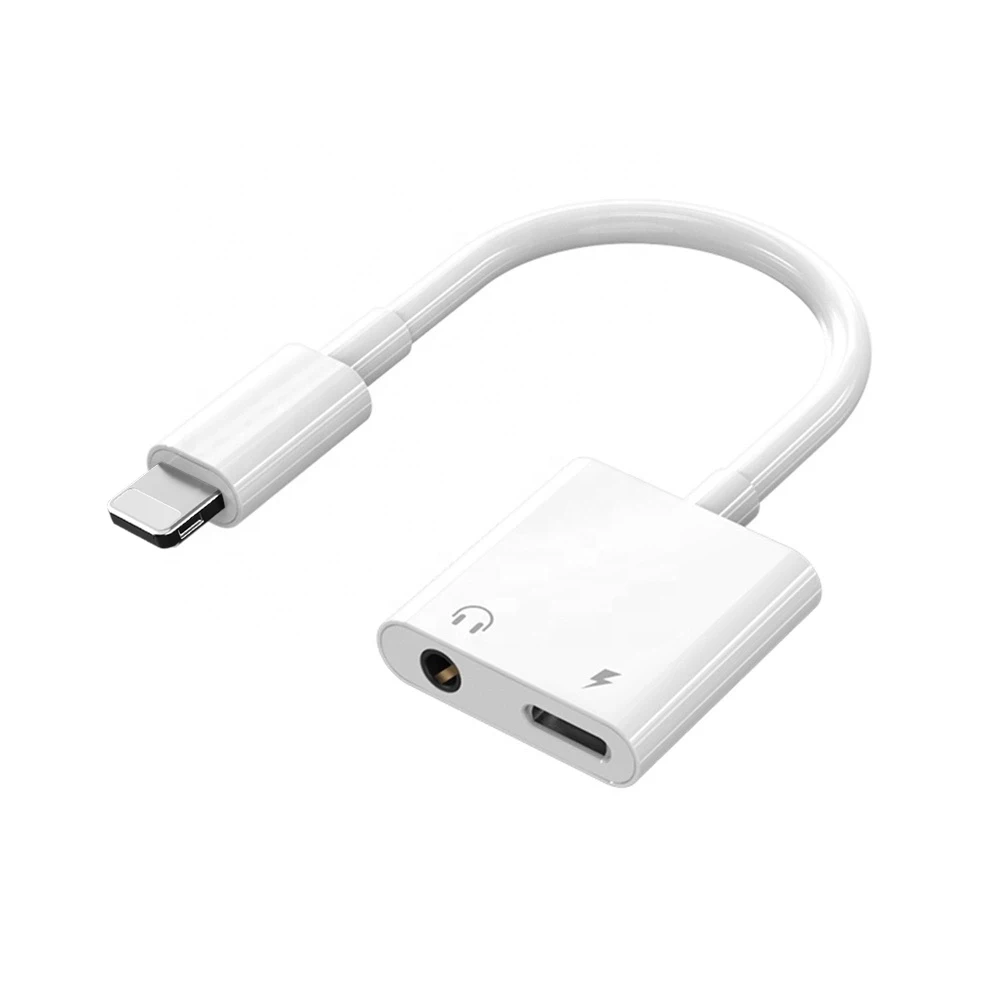 

2 in 1 audio jack adapter meanwhile listen & charging Audio converter Adapter