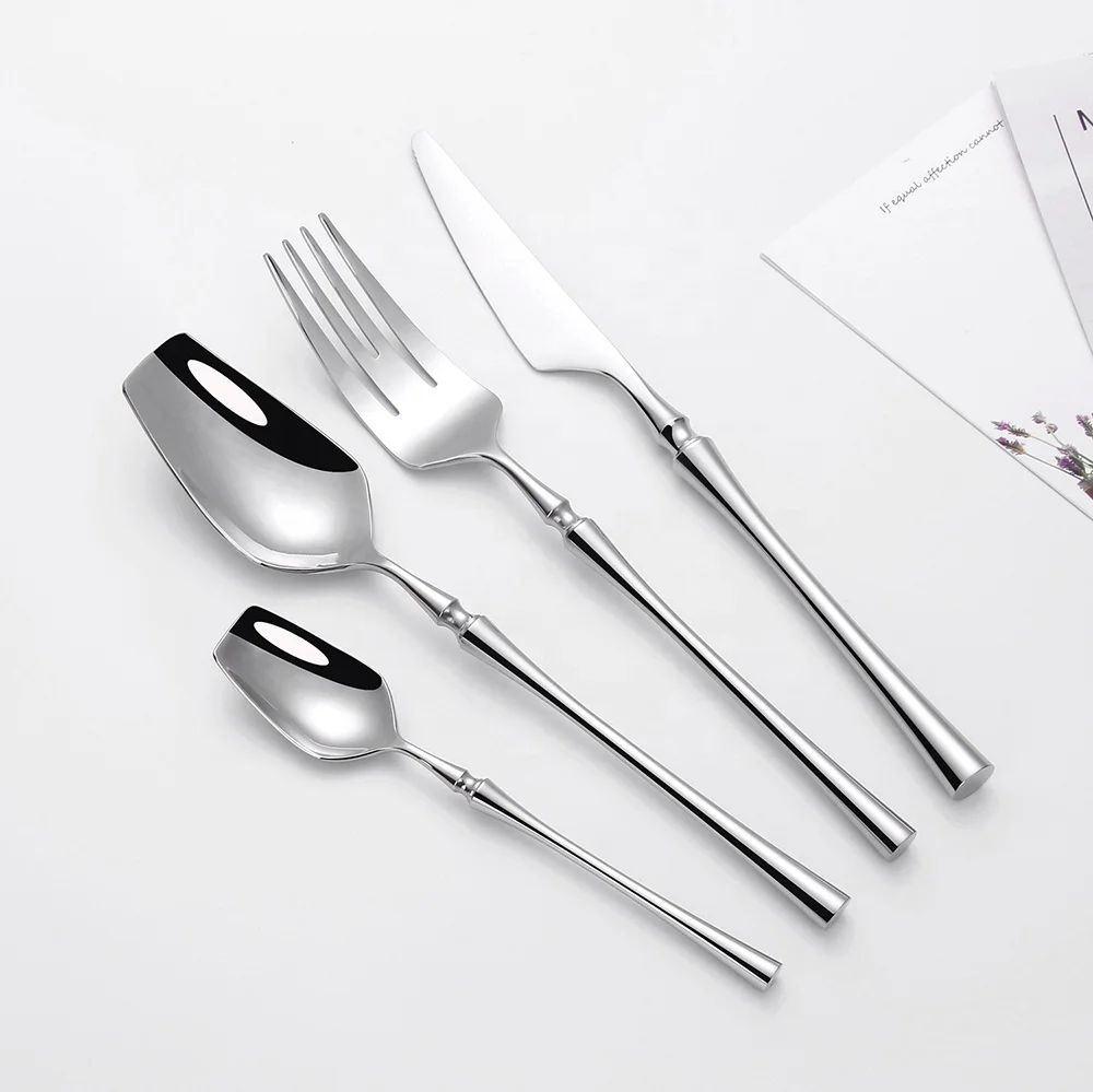 

Mirror polish slim waist style flatware silver stainless steel eco friendly cutlery, Mirror polish,matt polish