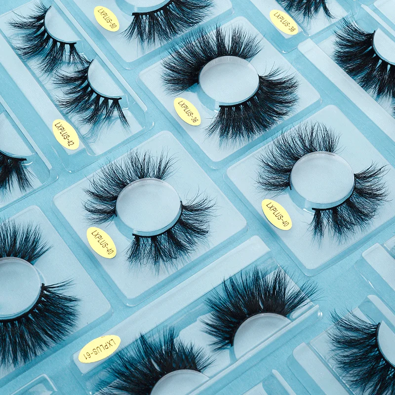

Custom Packaging 100% Human Hair Eye lashes one dollar eyelashes