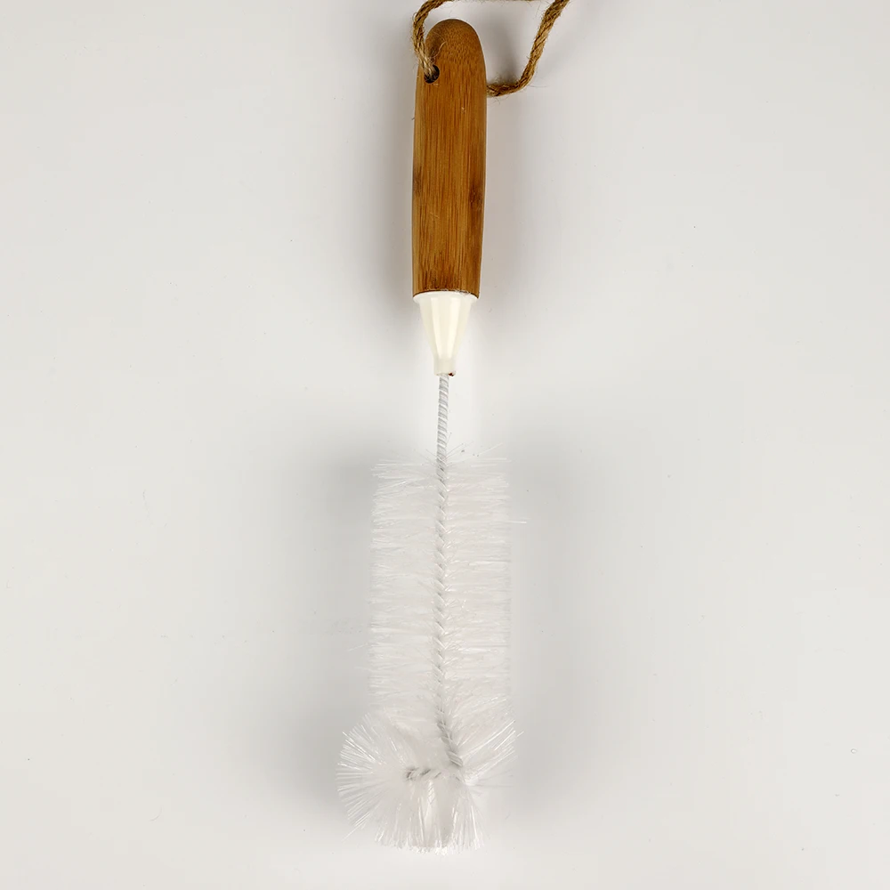 

Home Use Eco Friendly Bamboo Handle Baby Bottle Brush