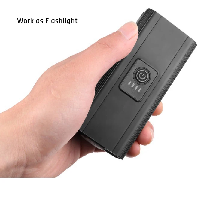 3 in 1 multifunctional Power bank USB rechargeable 1300lm 2 xml led bicycle front Light