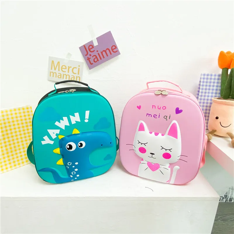 

Cartoon fashion kindergarten school bag large capacity multifunction children student backpack casual, As pictures
