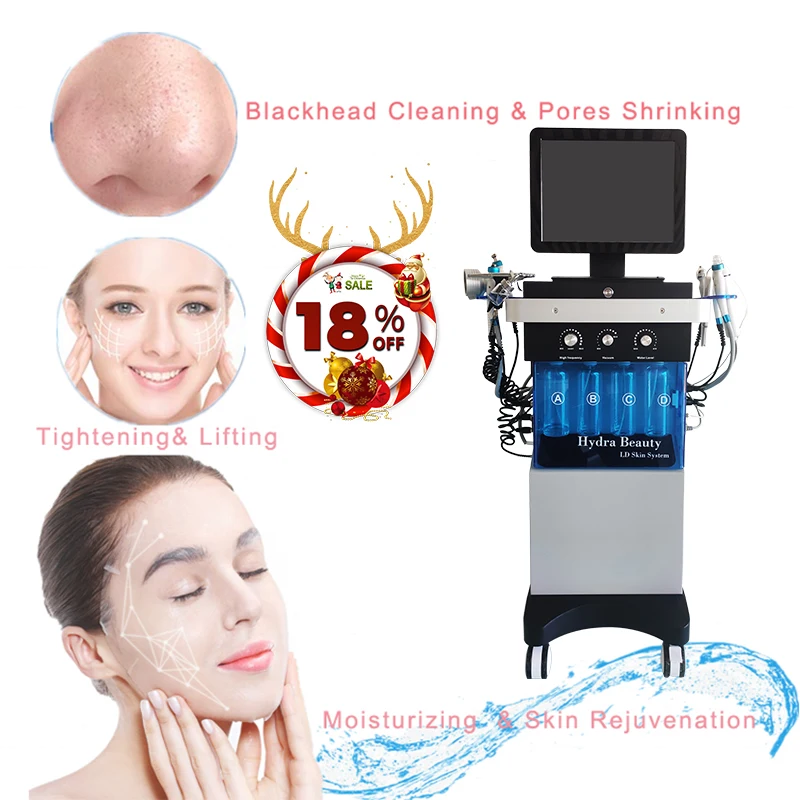 

2022 Hot Sale 11 In 1 Professional Salon Use Aqua Peel Machine Hydra Beauty Vertical Device Micro Dermabrasion Machine