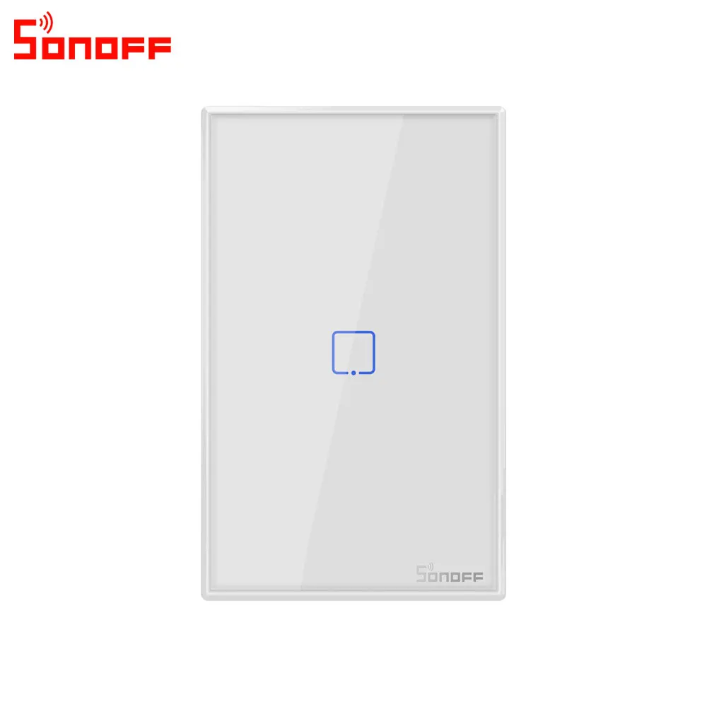 
Sonoff T0 US Smart Wifi Wall Light Switch Touch/WiFi/RF/APP Remote Smart Home Wall Touch Switch with Alexa Google Home T2 