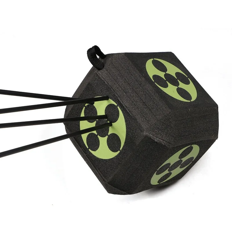 3D Target  22*22*22cm Polyhedral Self Healing Hunting Archery Backyard Cube 