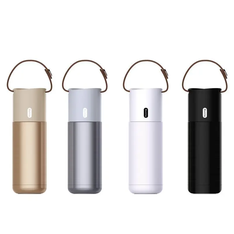 

Feiyou high quality custom 350ml stainless steel vacuum life cup personalized insulated travel thermos water bottle with handle, Customized color