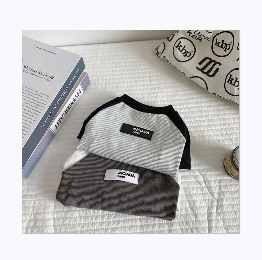

Street Fashion Trend Brand Letter Logo Design Cute Pet Sweater