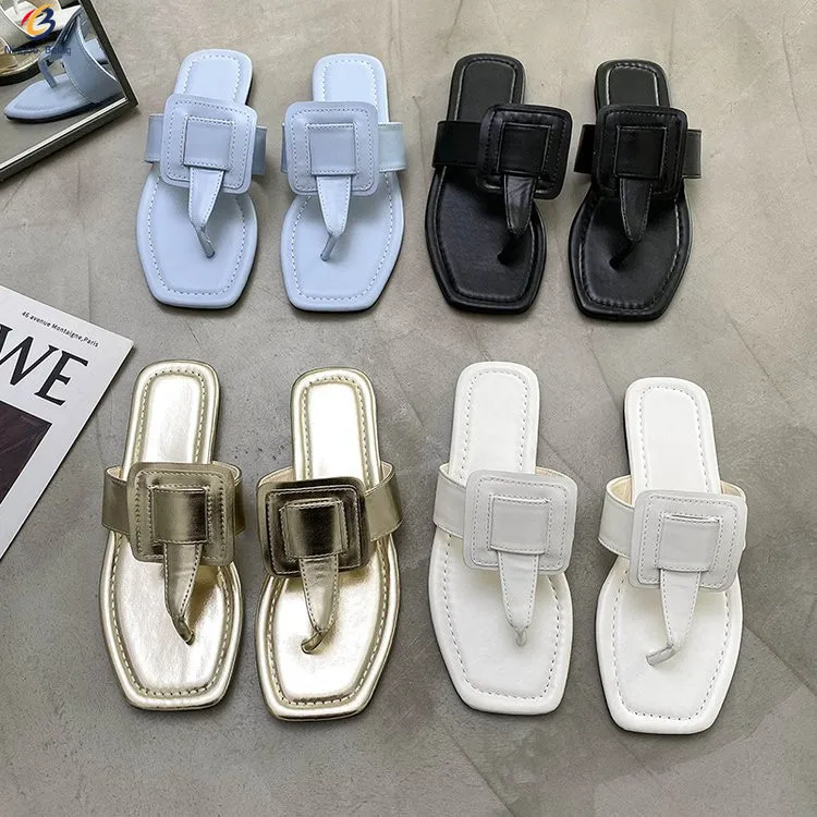 

Hot selling flip-flops slippers ladies flat sandals women's slippers