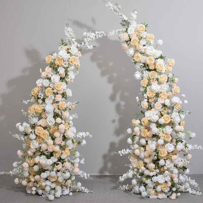 

M-A13 wedding arrangement silk flower white wedding artificial flower arch decoration artificial flowers