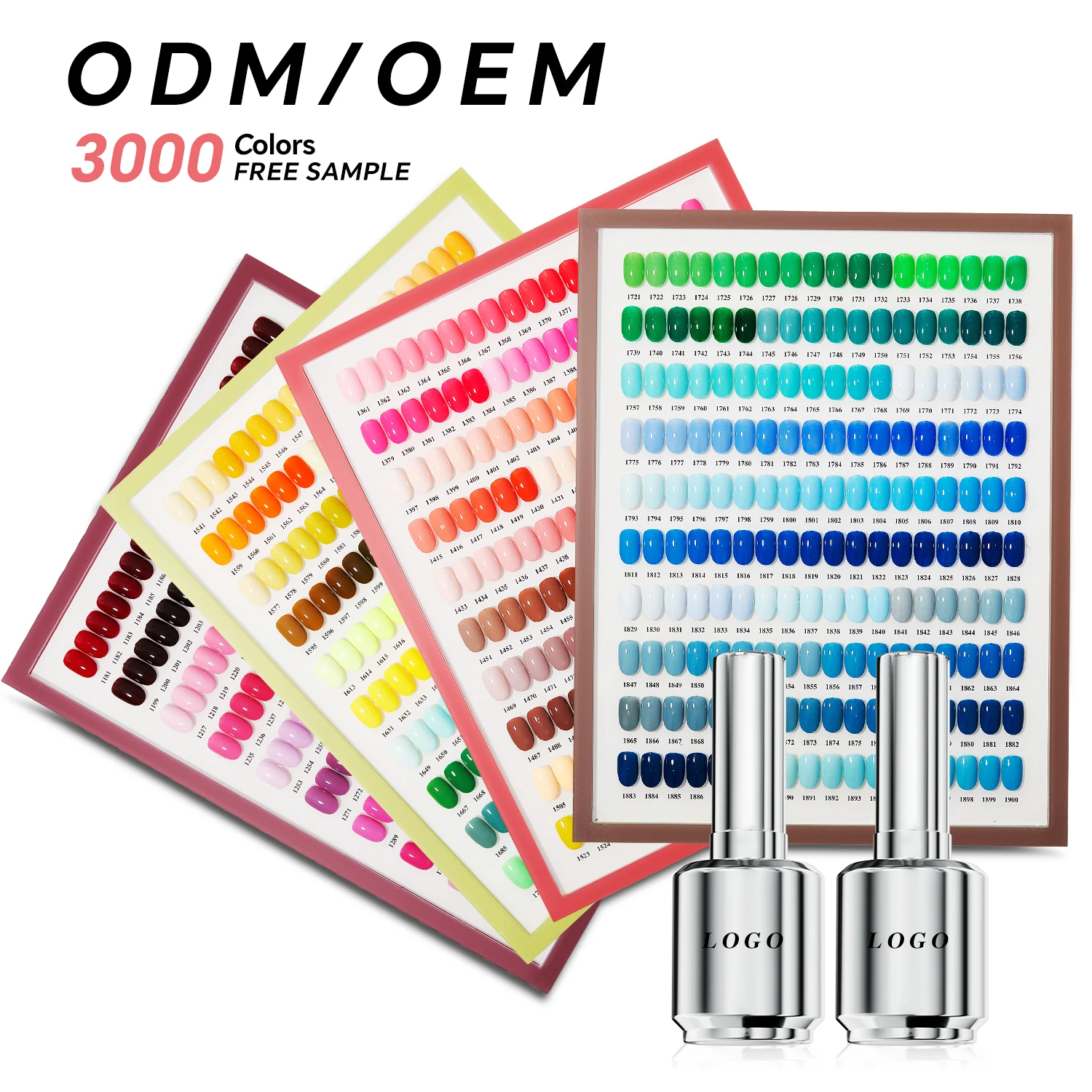 Vendeeni Unique 3000 Colors Solid Gel Polish OEM Custom Design Private Label Nail Polish square Bottle Uv Gel Nail Art Supplies